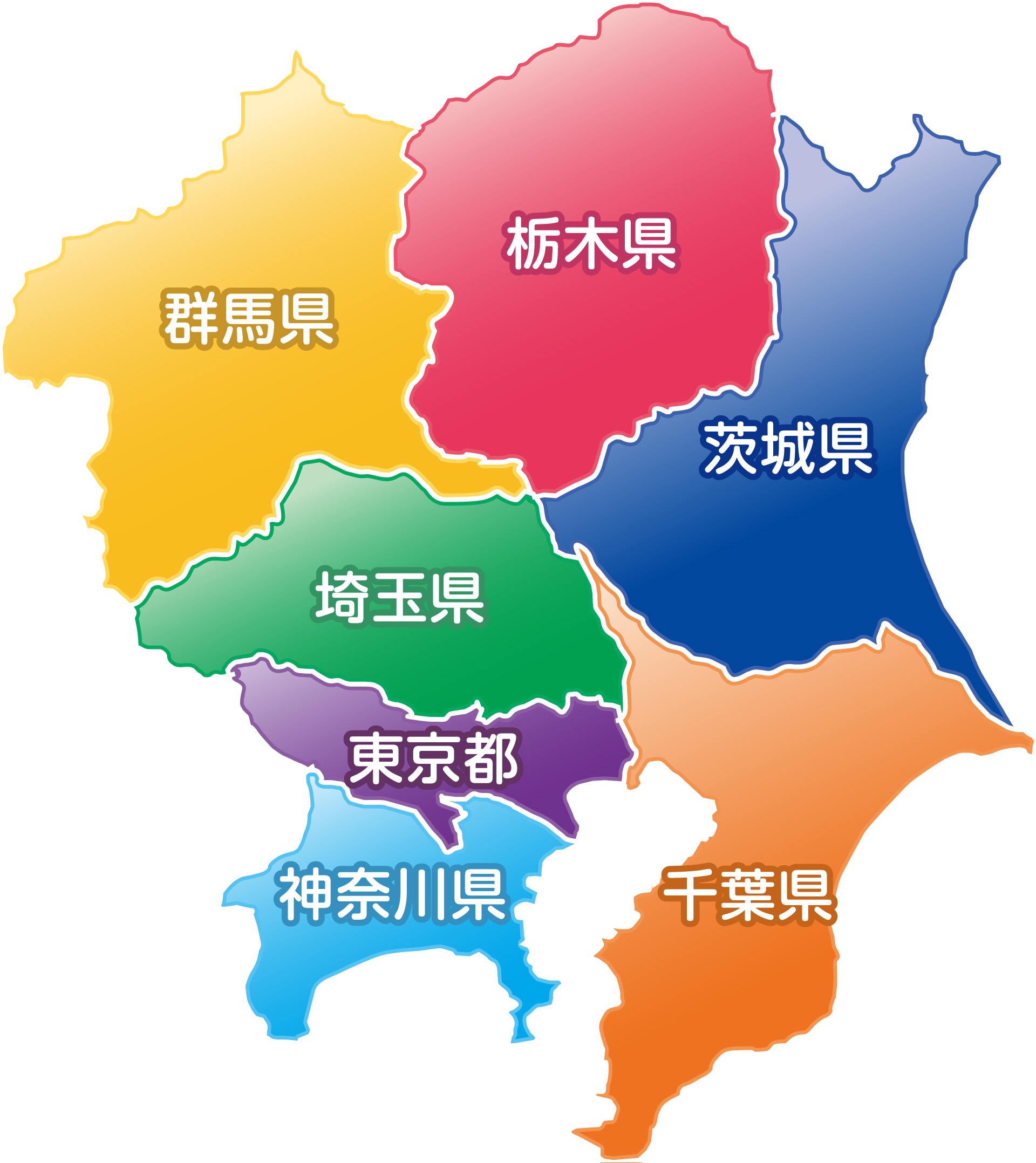 関東エリアマップ